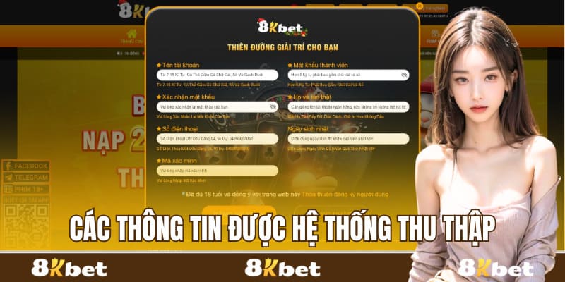 Các thông tin được trang web nhà cái thu thập