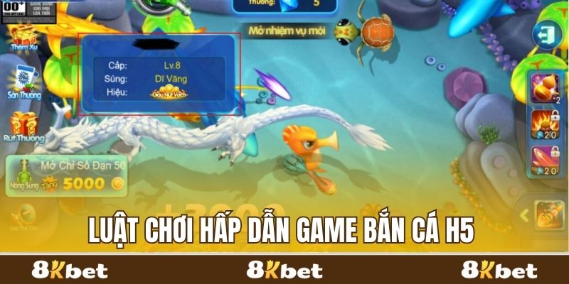 Luật chơi hấp dẫn game bắn cá H5