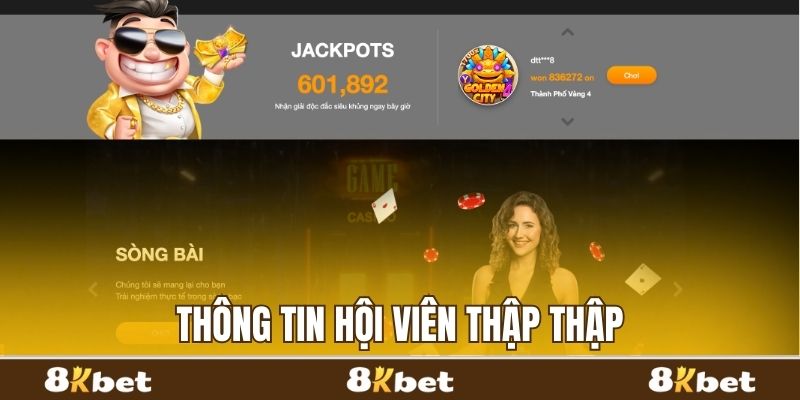 Thông tin hội viên thập thập